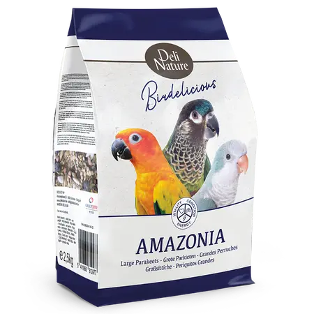 Birdelicious Grote Parkieten Amazonia 800g - Deli nature - afbeelding 1