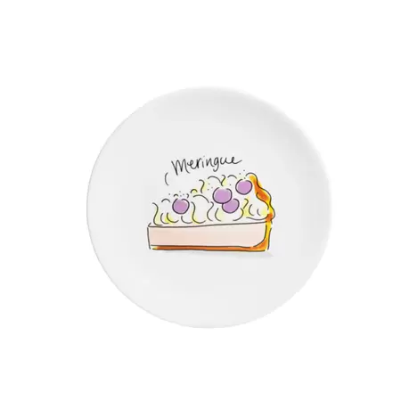 Blond Amsterdam Cake Plate Meringue 18cm - Even Bijkletsen