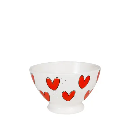 Blond Amsterdam Love: Bowl On Foot 13cm Hearts - afbeelding 1