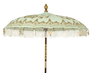 Bohemian Parasol Groen Ø 200 x 260 cm