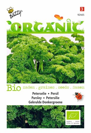 Buzzy® zaden - Organic Peterselie Gekrulde Donkergroene  (BIO) - afbeelding 1