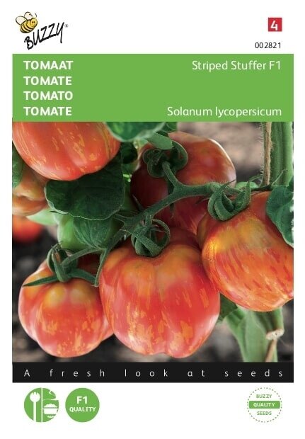 Buzzy® zaden - Tomaten Striped Stuffer F1 - afbeelding 1