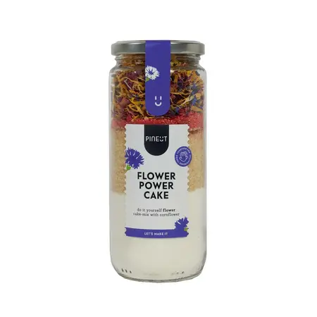 Cake Pot Flower Power Mix In Glas - afbeelding 1