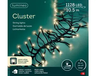 Clusterverlichting - Lumineo - 1128 lampjes warm wit - afbeelding 2