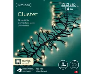 Clusterverlichting - Lumineo - 1512 lampjes warm wit - afbeelding 2