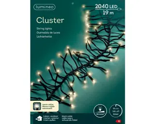 Clusterverlichting - Lumineo - 2040 lampjes warm wit - afbeelding 2