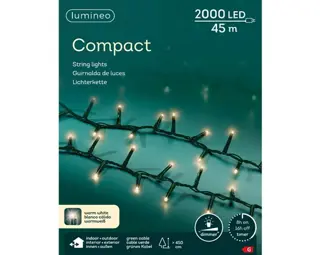 Compact LED Lights - Lumineo - 2000 lampjes warm wit - afbeelding 2