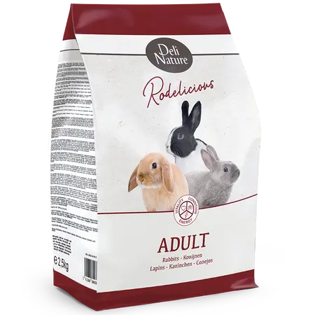 Deli Nature - Adult Konijnen Rodelicious 2,5kg - afbeelding 1