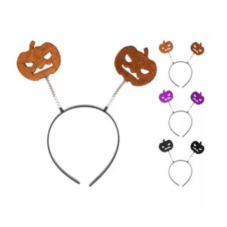 Diadeem Met Halloween Pompoen (assorti)