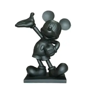 Disney Tuinbeeld Mickey Zwart - H45cm