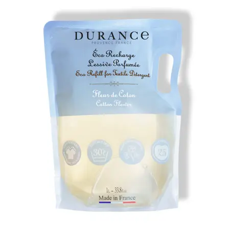 Durance Eco-refill Vloeibaar Wasmiddel Cotton Flower - 1 liter - afbeelding 1