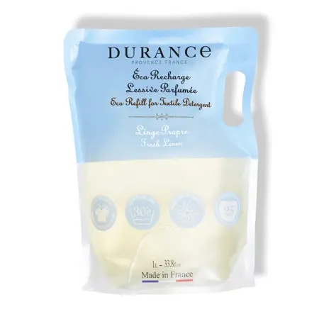 Durance Eco-refill Vloeibaar Wasmiddel Fresh Linen - 1 liter - afbeelding 1