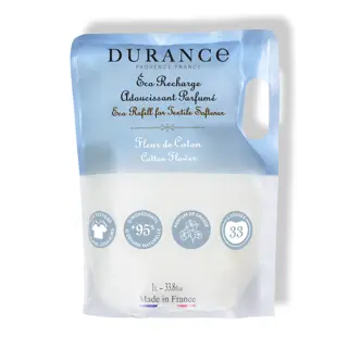 Durance Eco-refill Wasverzachter Cotton Flower - 1 liter - afbeelding 1