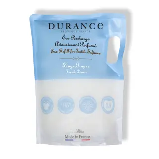 Durance Eco-refill Wasverzachter Fresh Linen - 1 liter - afbeelding 1