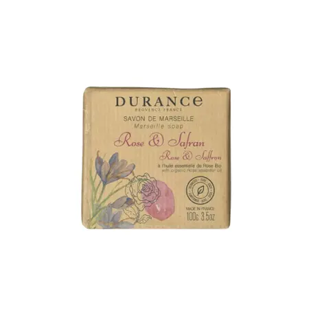 Durance - Marseille Zeep Rose & Saffron 100g - afbeelding 1