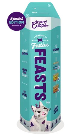 Edgard & Cooper Feestelijk Kat Adult Chunks Multipack 6x85gr - afbeelding 1