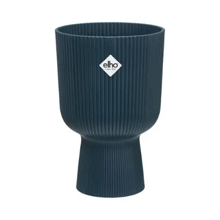 Elho - Pot Vibes Fold Coupe D14cm - Diepblauw - afbeelding 1