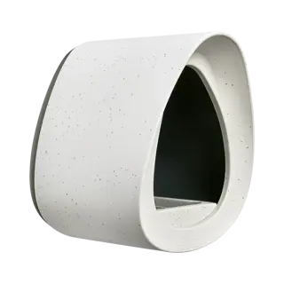 Elho Voedersilo Essential 18cm Grijs