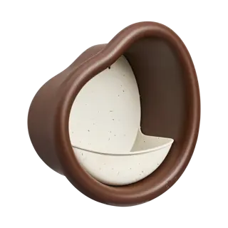 Elho Voedersilo Organic 25cm Bruin