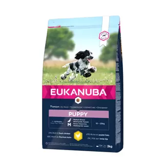 Eukanuba Hondenvoer Puppy Medium - Chicken 3kg