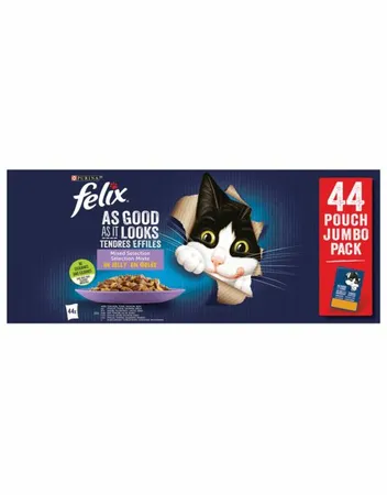 Felix Multibox Elke Dag Feest Mix Selectie In Gelei - Kattenvoer - 44x85g - afbeelding 2