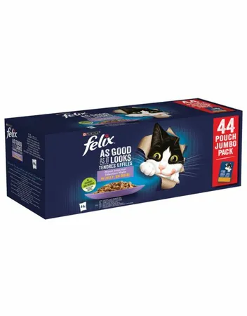 Felix Multibox Elke Dag Feest Mix Selectie In Gelei - Kattenvoer - 44x85g - afbeelding 1