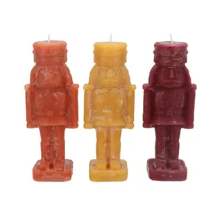 Frosty Nutcracker Autumn Spices Mix Candle 6x6x16cm (assorti) - afbeelding 1