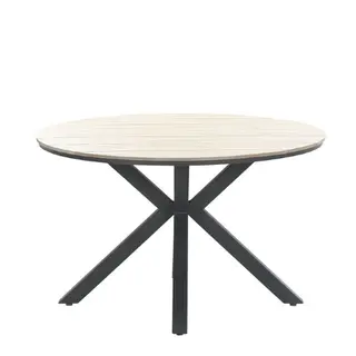 Garden Impressions Edison Tafel Ø122cm Grijs - Light Teak
