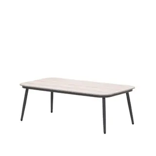 Garden Impressions Margriet Lounge Tafel Carbon Black 130x70cm