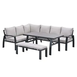 Garden Impressions Vasano Lounge Dining Set - 4-delige Hoekset Links