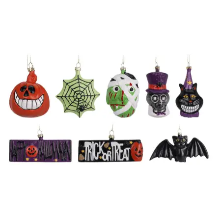 Halloween Hangdeco 9cm (assorti) - afbeelding 1