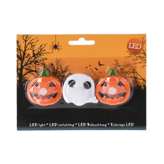 Halloween Led Lichtjes - Set van 3