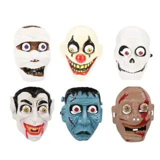 Halloweenmasker 25x20cm (assorti) - afbeelding 2