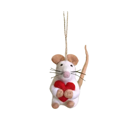 Hanger Muis Met Hart - afbeelding 1