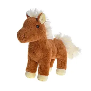 Take Me Home Paarden Knuffel - 25 cm | Staand Model met Zachte Manen