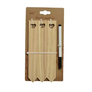 Houten Plantmarkers met Pen - Set van 3