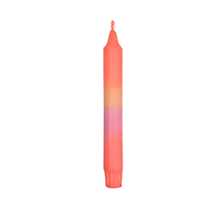 Kaars - Dip Dye Oranje/Roze