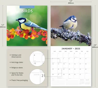 Kalender 2025 - Birds - afbeelding 3