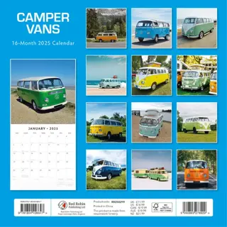 Kalender 2025 - Camper Vans