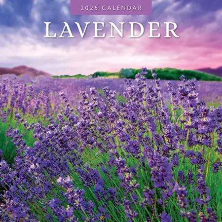 Lavendel Kalender 2025 - 13 Full-Color Foto's van Prachtige Lavendel