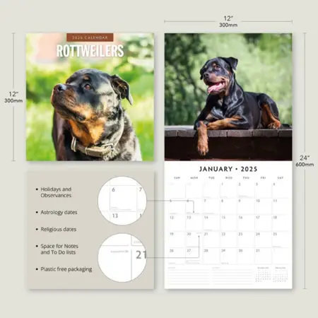 Kalender 2025 - Rottweilers - afbeelding 2