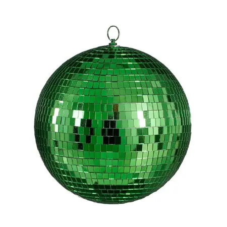 Kerstbal Discobal Ø25 cm Spiegel - Groen