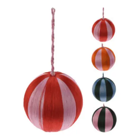 Kerstbal Hangdeco Bal 10cm (assorti) - afbeelding 1