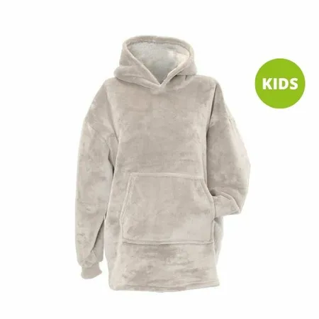 Kids - Oversized Fleece Hoodie - Chateau Grey