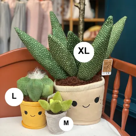 Knuffelplant Pluche XL + L + M