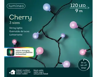 Led Cherry Lights - Lumineo - 120 lampjes Colour Changing - afbeelding 2