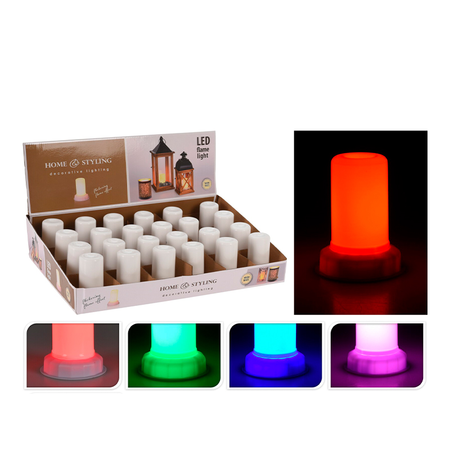 Led Lamp Vlam Effect Diverse Kleuren