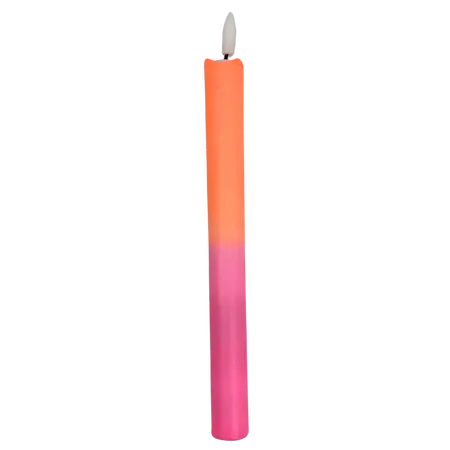 Ledkaars - Dip Dye Oranje/Roze