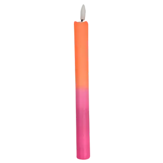 Ledkaars - Dip Dye Oranje/Roze