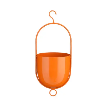 Mica Decorations Hangpot Bob 15x14x36cm - Oranje